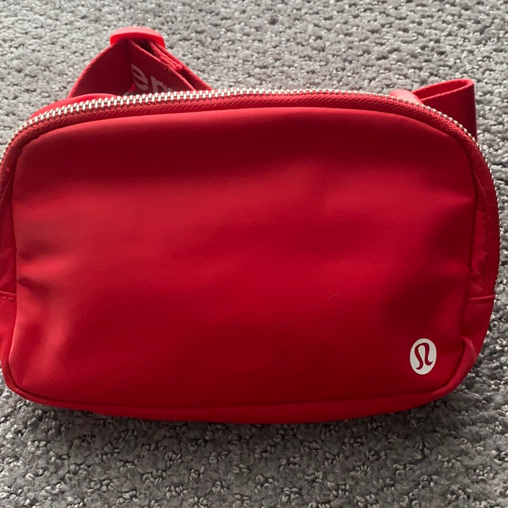Lululemon Red Everywhere Belt Bag